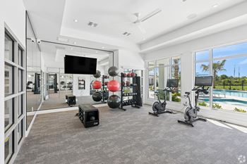 Spin/yoga room